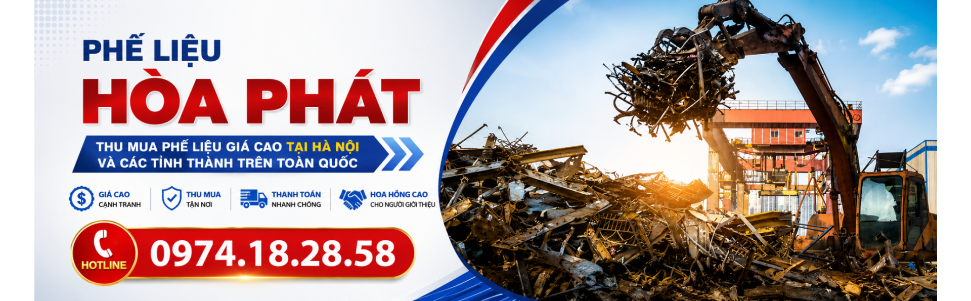 Phế Liệu Hòa Phát - Thu Mua Phế Liệu Giá Cao TP Hà Nội & Các Tỉnh Toàn Quốc