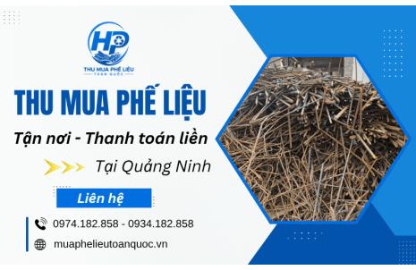 Thu mua phế liệu Quảng Ninh - Giá cao, thanh toán nhanh