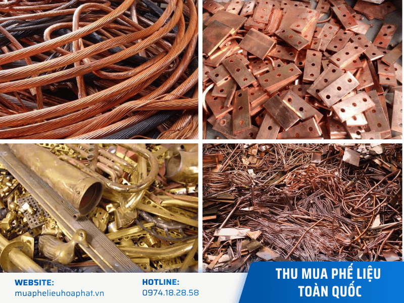 Phân loại thu mua phế liệu đồng thành 4 nhóm