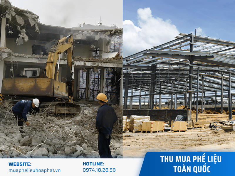 Tháo dỡ nhà xưởng cũ giúp doanh nghiệp thu hồi vốn và hoàn trả mặt bằng KCN đúng tiến độ