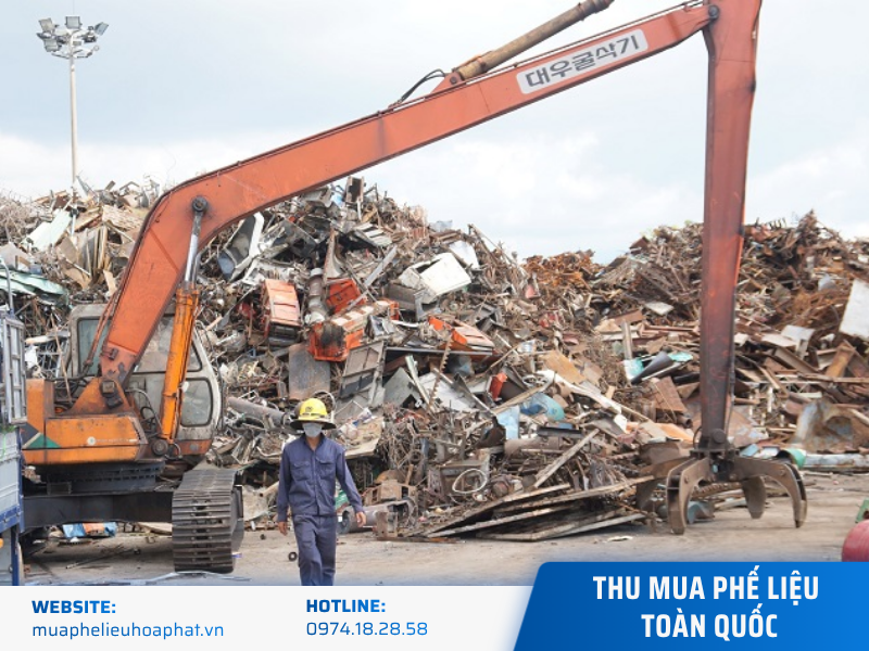 quy trình thu mua phế liệu thiếc tại Hòa Phát